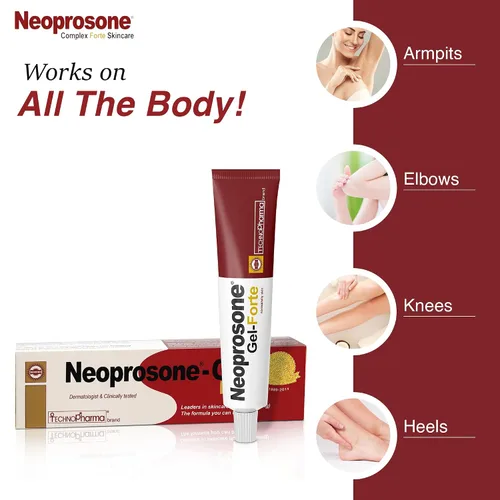 Vista 4 de Neoprosone Gel iluminador de la piel – 1 fl oz / 1.0 fl oz – Hidratante diario para la piel, funciona en pieles grasas, combinadas, sensibles