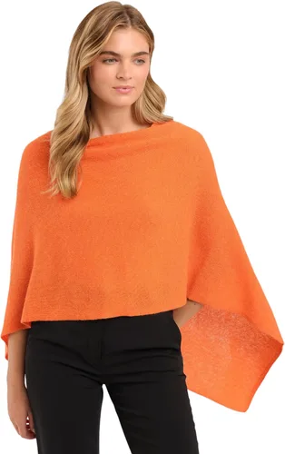 Vista 41 de CLAUDIA NICHOLE by Alashan Poncho estilo vestido, 100% cachemira Ejército/1032
