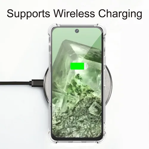 Vista 4 de Osophter Funda para Google Pixel 8A: funda de goma TPU flexible para absorción de impactos y flores para mujeres y niñas (flor de sol grande)