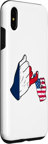 Vista 14 de iPhone XR Parent and child France USA family Case