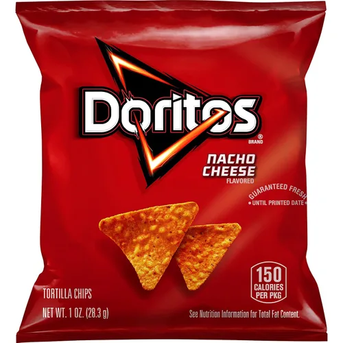Vista 6 de Frito-Lay Doritos Mix Paquete variado, queso nacho y rancho fresco, bolsas de 1 oz (paquete de 10)