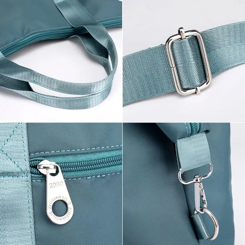 Vista 9 de GOQUFOY Bolsos cruzados de nailon para mujer, bolso de hombro impermeable, bolso de mensajero, bolso de mano para mujer
