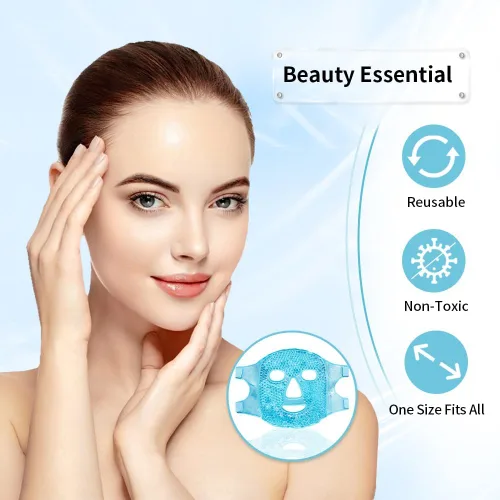 Vista 8 de Paquetes de máscaras faciales de CONBELLA para ojeras e hinchazón, migrañas, dolor de cabeza, estrés, enrojecimiento, máscaras faciales refrescantes