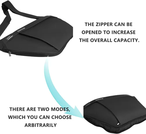 Vista 4 de Bolso bandolera bandolera para el pecho impermeable mochila de hombro bandolera en el pecho paquete de funda de mochila para bicicleta deportiva 20