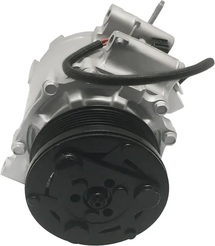 Vista 3 de Compresor de aire acondicionado automotriz RYC y embrague de A/C IG555 Compatible con Honda Civic 1.8L 2006-2011. Modelo: TRSE07