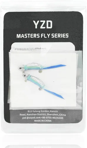 Vista 4 de YZD Silverside Minnow Crappie Jig 12pieza(s)