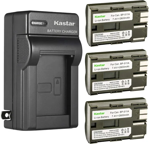 Vista 6 de Kastar Cargador de pared de CA compatible con cámaras Canon PowerShot Pro 90 PowerShot Pro 90 is ZR10 ZR20 ZR20MC ZR25 ZR25MC ZR30 ZR30MC ZR40 ZR40A