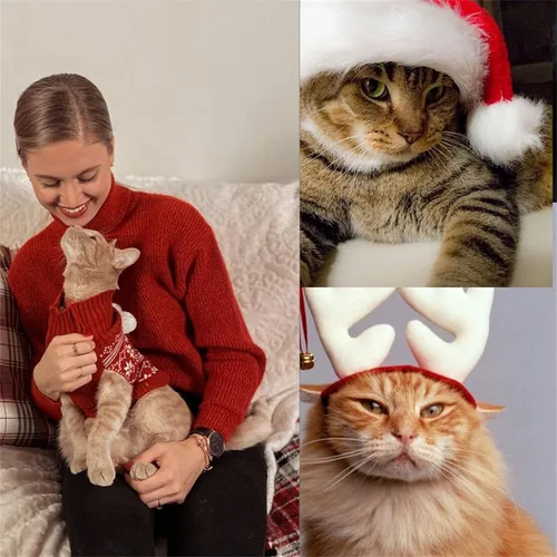 Vista 3 de Aretes colgantes de Navidad con diseño de perro y gato para mujeres y niñas, lindos aretes de animales, acrílicos, dinosaurios, alpaca, perezoso