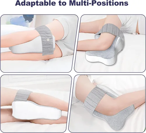 Vista 4 de Almohada de rodilla y pierna para dormir de lado, almohada de pierna para dormir de lado, alivio del dolor de ciática y ciática de espalda, almohada