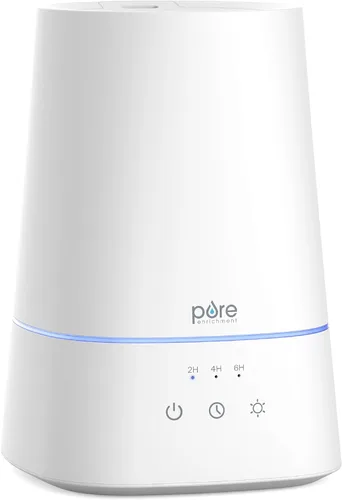 Vista 9 de Pure Enrichment HUME Max - Humidificador ultrasónico de niebla fría de fácil llenado superior, tanque de agua de 3.7-L (1 galón), 3 configuraciones