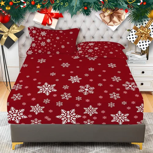 Vista 9 de YIYEA Sábana bajera ajustable floral con funda de almohada, sábana bajera de microfibra de doble cepillado de alta calidad, bolsillo profundo de 16