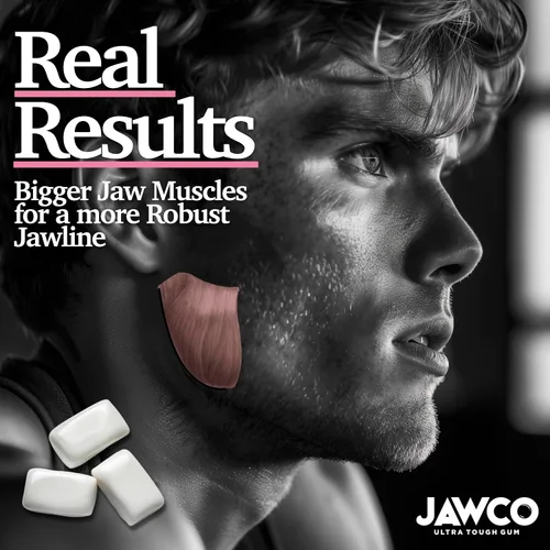 Vista 9 de JAWCKO Chicle Ultra-Resistente para Mandíbula Obtén una Mandíbula Más Fuerte y Cuadrada Chicle Duro de Entrenamiento para Mandíbula Fuerza 15X