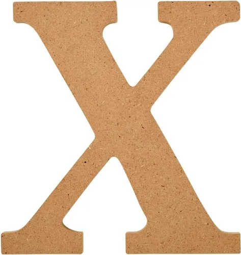 Vista 11 de Plaid Letra de madera sin terminar, superficie de madera de 5" perfecta para proyectos de bricolaje, artes y manualidades, 63572