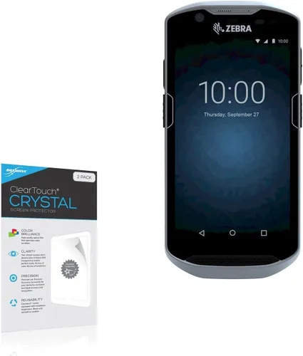 Vista 11 de BoxWave Protector de pantalla compatible con Zebra TC52, ClearTouch Crystal (paquete de 2), película HD, protege de arañazos ClearTouch Crystal