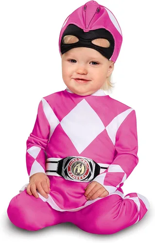 Vista 2 de Disguise Pink Ranger - Disfraz infantil infantil, rosa, (12-18 meses)