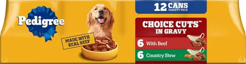 Vista 14 de Alimento húmedo para perros adultos Pedigree, trocittos de carne con salsa