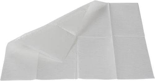 Vista 8 de ECR4Kids, Paños sanitarios desechables de 2 capas, pañuelos para estación de cambio, blancos, paquete de 500