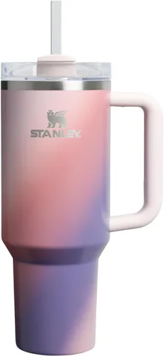 Vista 32 de STANLEY Quencher H2.0 Vaso Térmico con asa y pajilla, 64 onzas, tapa Flowstate de 3 posiciones, gran capacidad para viajes y deportes, vaso de acero
