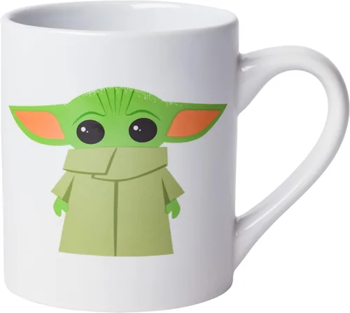 Vista 5 de Silver Buffalo Star Wars Mandalorian Joy to the Galaxy - Taza de sopa de cerámica, 24 onzas