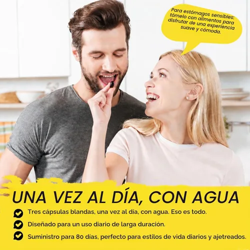 Vista 7 de Cápsulas de aceite de semilla negra 3000 mg, Nigella Sativa prensada