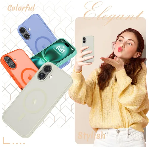Vista 332 de Funda para Google Pixel 10 Pro XL, cubierta magnética mate, color negro Fit for MagSafe, Screen Protector included, Shockproof Military Grade