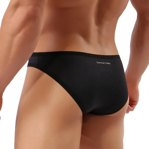 Vista 4 de Summer Code Calzoncillos sexys de micro malla para hombre, ropa interior suave y transpirable