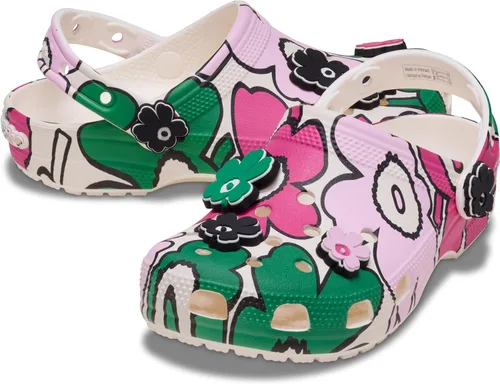 Vista 3 de Crocs Zuecos clásicos Marimekko