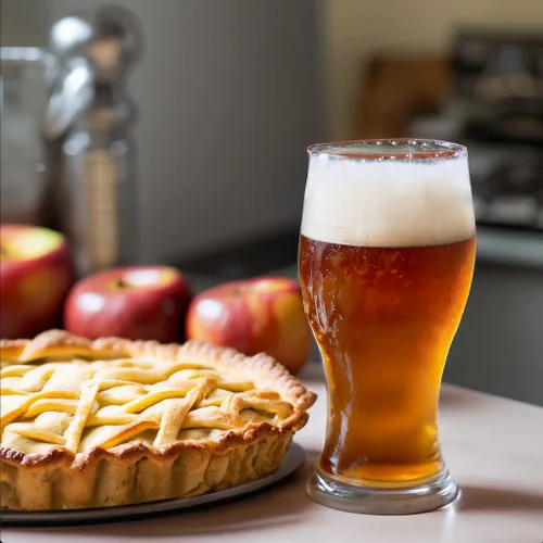Vista 3 de Kit de recetas de cerveza con extracto de cerveza de pastel de manzana y caramelo tostado