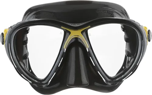 Vista 9 de Cressi Máscaras de buceo con lentes de lágrima inclinadas para una mayor visibilidad hacia abajo, evolución del aire y los ojos: fabricadas en Italia