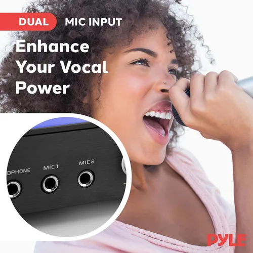 Vista 4 de PYLE Receptor de preamplificador Bluetooth multicanal – 2000 vatios audio para el hogar altavoz estéreo receptor estéreo con radio, USB