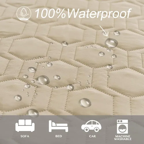Vista 2 de Tcksstex - Funda impermeable y antideslizante para cama de perro, manta para mascotas, sofá, colchón protector para incontinencia de coche, funda