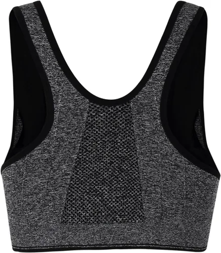 Vista 2 de Brasier deportivo o para yoga con cierre frontal de ganchos y cremallera para mujer