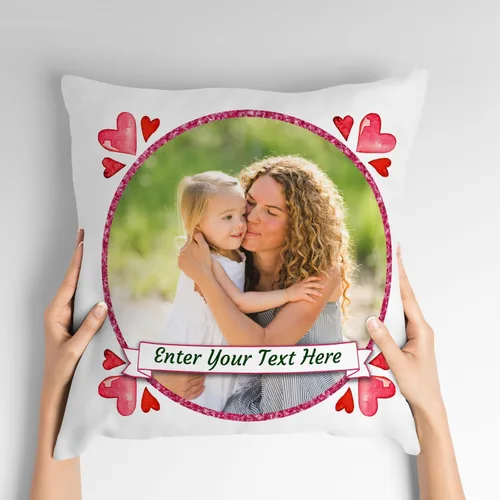 Vista 4 de Almohada personalizada para subir fotos del Día de la Madre para mujeres, almohada personalizada, regalos para mamá, regalos para mamá, carga