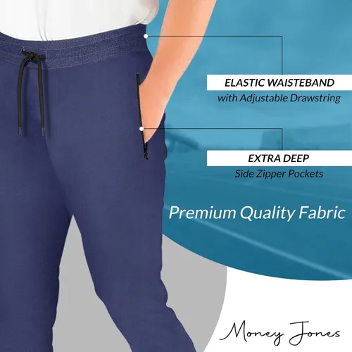 Vista 5 de Joggers para hombre, paquete de 3, pantalones deportivos Tech Fleece para hombre, pantalones deportivos con bolsillos