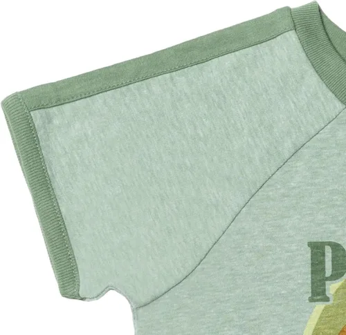 Vista 7 de STAR WARS The Mandalorian The Child - Conjunto de camiseta y pantalones cortos de rizo francés para bebés y niños grandes