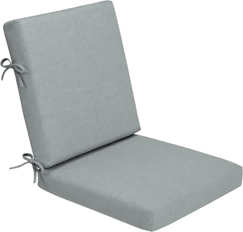 Vista 21 de Arden Foam - Cojín para silla de comedor al aire libre, 20 x 20 pulgadas, fabricado con espuma ProFoam, resistente a la lluvia, resistente a