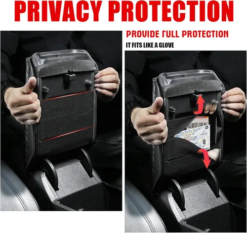 Vista 5 de Mabett - Cubierta de consola central para Ford Bronco 2021-2026, accesorios de 2/4 puertas Not for Bronco Sport, 0.7-Inch Padded Armrest Comfort