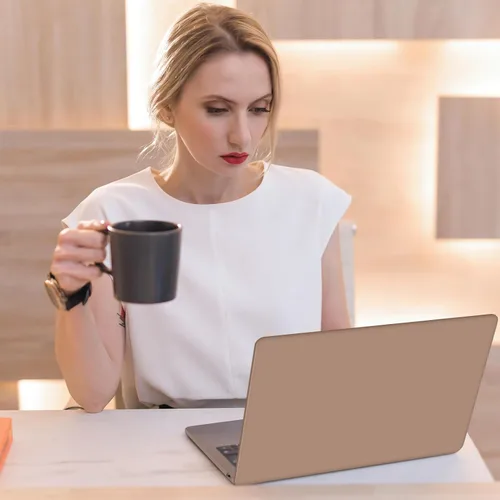 Vista 7 de Seorsok Compatible con MacBook Air de 13 pulgadas Case 2022 2021 2020 2019 2018 versión A1932 A2179 M1 A2337 Touch ID, carcasa rígida de plástico