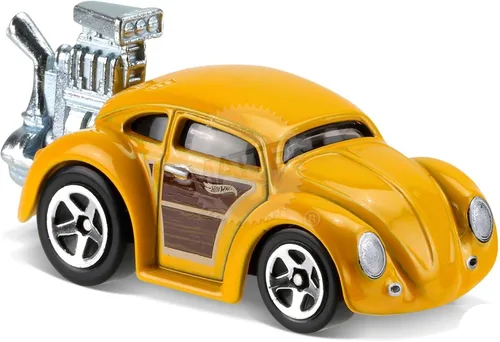 Vista 2 de Hot Wheels 2017 Tooned Volkswagen Beetle 172/365, amarillo
