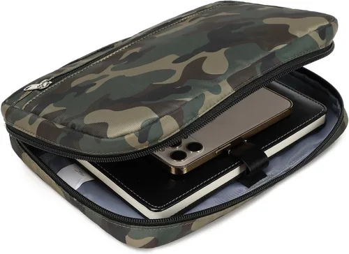 Vista 7 de Fundas de Libro Octsky para Biblia para Niños, Funda/Protectora/Porta Biblia para Niños con Bolsillo, Camo-1