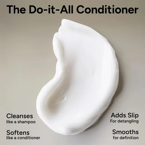 Vista 3 de Ouidad Curl Shaper Double Duty Cleansing Conditioner - Weightless Formula for Loose Curls & Waves, Use Daily Or As A Co-Wash, Encourage Definition