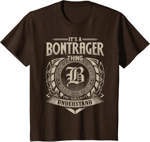 Vista 10 de Camiseta vintage It's A BONTRAGER Thing You Wouldn't Understand Name, Negro