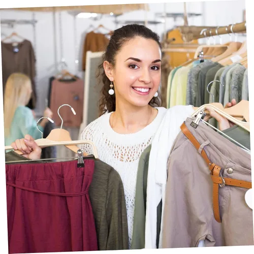 Vista 6 de Outanaya 300 piezas de tapas protectoras de extremo de gancho para perchas de ropa, fácil instalación de empuje, almacenamiento conveniente