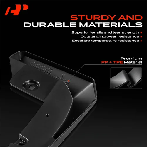 Vista 5 de A-Premium Juego de 4 solapas de barro para salpicaduras, guardabarros con accesorios compatibles con Ford Mustang Mach-E Mach E 2021-2022