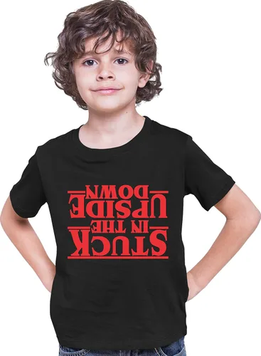 Vista 4 de Go All Out Camiseta juvenil Stuck in The Upside Down