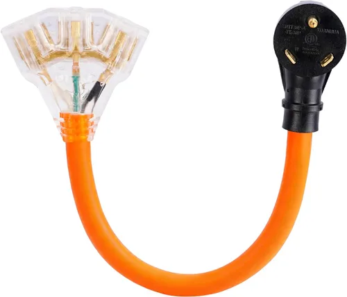 Vista 10 de PLIS Cable adaptador RV de 15 amperios a 30 amperios