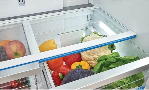 Vista 5 de Frigidaire Gallery GRFC2353AF - Refrigerador de puerta francesa de 22.6 pies cúbicos en acero inoxidable, profundidad de mostrador