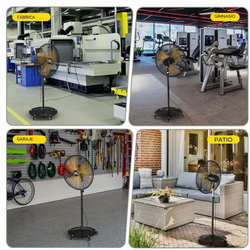 Vista 9 de FUGOO Ventilador de pedestal al aire libre para patios BLDC Motor Potente