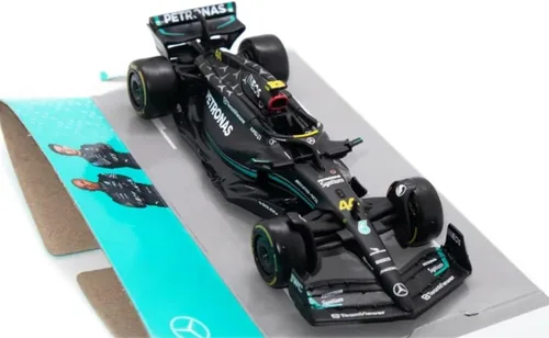 Vista 6 de HTLNUZD Bburago 2023 1:43 F1Mercedes AMGW14#44 para Lewis Hamilton Formula One W14#44 1/43 Aleación Racing Die Cast Car Static Adult Collection