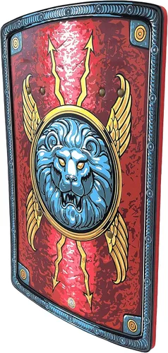 Vista 5 de Liontouch Escudo legionario romano Juguete histórico de espuma para jugar como soldado en la antigua Roma Armas seguras y armadura de batalla